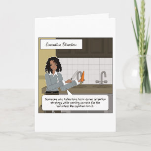 Uitvoerend Directeur Dank u Kaart