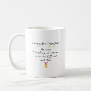 Uitvoerend directeur koffiemok