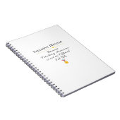 Uitvoerend directeur notitieboek (Rechterzijde)
