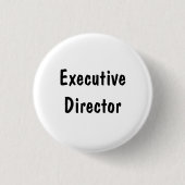 Uitvoerend directeur ronde button 3,2 cm (Voorkant)