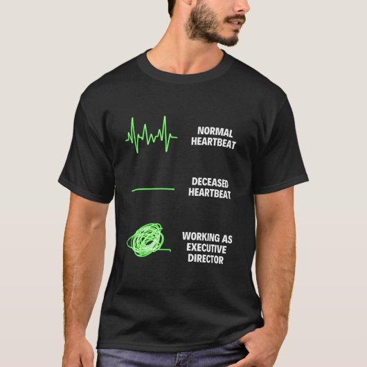 Uitvoerend Directeur Vacatures Administratief Assi T-shirt (Voorkant)