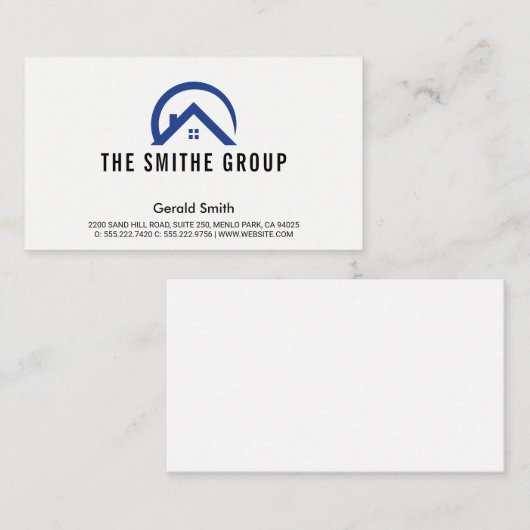 uitvoerend kapitalist | Ondernemingen | Makelaar L Visitekaartje (Voorkant / Achterkant)