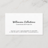 Uitvoerend Marmer Kleurblok Visitekaartje (Achterkant)