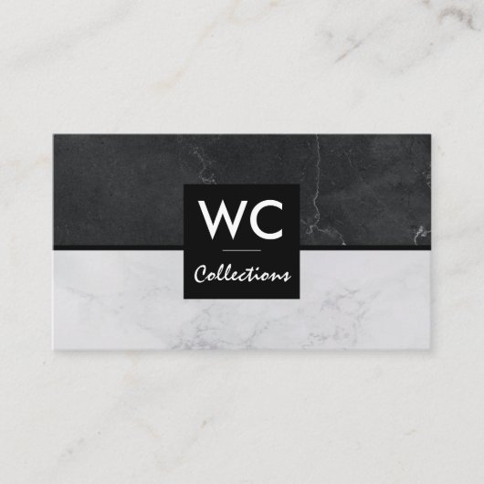 Uitvoerend Marmer Kleurblok Visitekaartje (Voorkant)