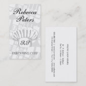 Uitvoerend Master Monogram Visitekaartje (Voorkant / Achterkant)