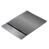 Uitvoerend Monogram - Borststaal Notitieboek (Linkerzijde)