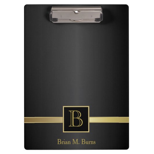 Uitvoerend Monogram Klembord (Voorkant)