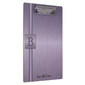 Uitvoerend Monogram Ontwerp - Amethyst Klembord (Rechts)