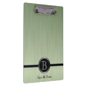 Uitvoerend Monogram - Peridot Brush Steel Klembord (Rechts)