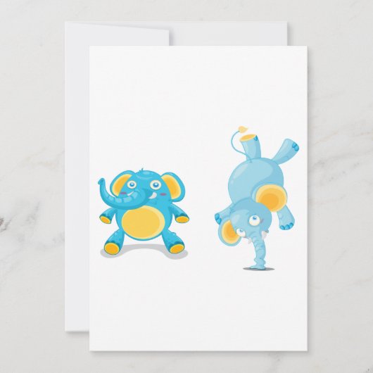 Uitvoerend olifant kaart (Voorkant)