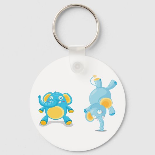 Uitvoerend olifant sleutelhanger (Achterkant)