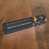 Uitvoerend ontwerp bouw naambordje (Zijkant)