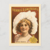  uitvoerend Poster Ferris Comedians Briefkaart (Voorkant)