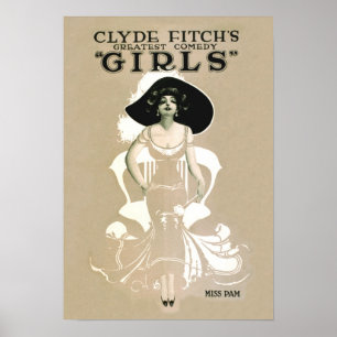  uitvoerend Poster Miss Pam in Girls