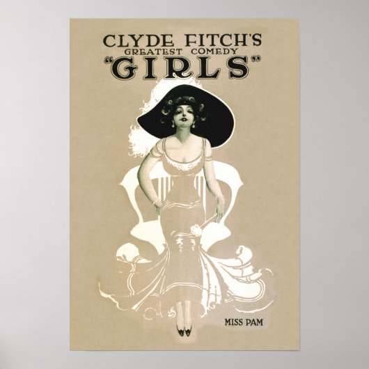  uitvoerend Poster Miss Pam in Girls (Voorkant)