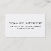 Uitvoerend | Signature Series (marmer) Visitekaartje (Achterkant)