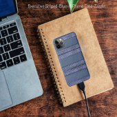 Uitvoerend Striped Blue II Case-Mate iPhone Case