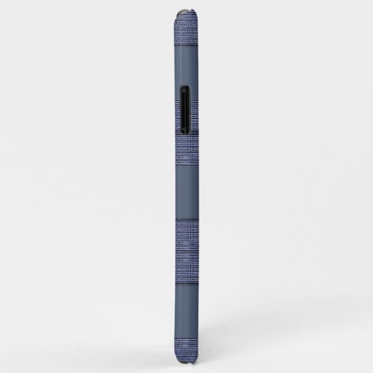 Uitvoerend Striped Blue II Case-Mate iPhone Case (Achterkant/rechts)