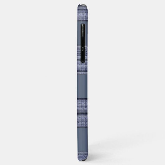 Uitvoerend Striped Blue II Case-Mate iPhone Case (Achterkant/links)