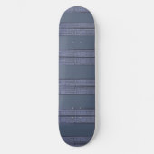 Uitvoerend striped-Blue-II Persoonlijk Skateboard (Voorkant)