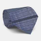 Uitvoerend Striped Blue II Stropdas (Opgerold)