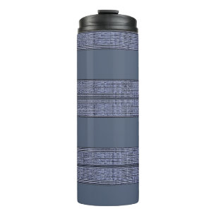 Uitvoerend Striped Blue II Thermosbeker