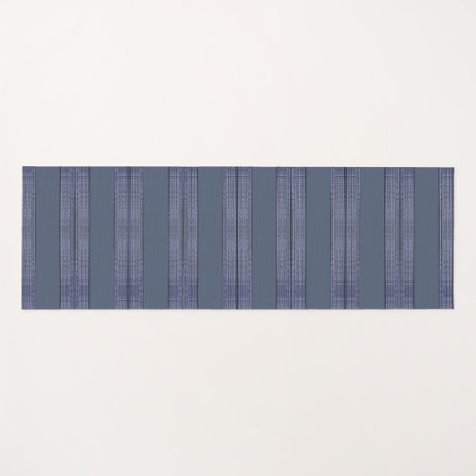 Uitvoerend striped-Blue-II Yogamat (Voorkant (horizontaal))