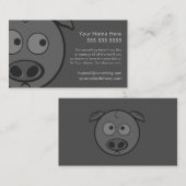 uitvoerend varken visitekaartje (Voorkant / Achterkant)