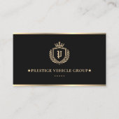Uitvoerende Chauffeur Luxe Concierge Crest Bar  Visitekaartje (Voorkant)