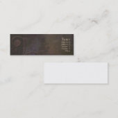 Uitvoerende curven donkere contactkaart contactkaartje (Voorkant / Achterkant)