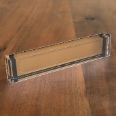 Uitvoerende elegantie naambordje (Zijkant)