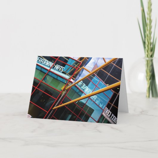 Uitvoerende kunsten kaart (Voorkant)