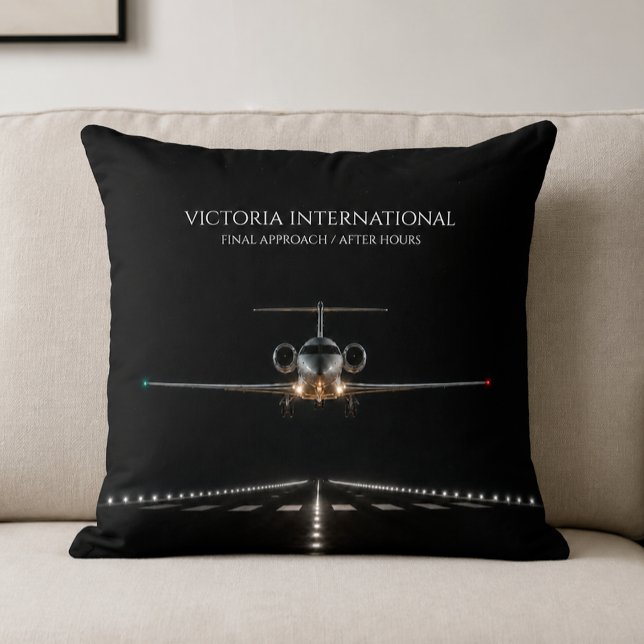Uitvoering Luxe Jet Aankomst Na Kantooruren Kussen (Creator heeft geüpload)