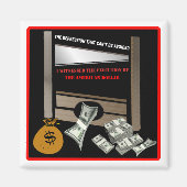 Uitvoering van de Amerikaanse Dollar Magnet (Voorkant)