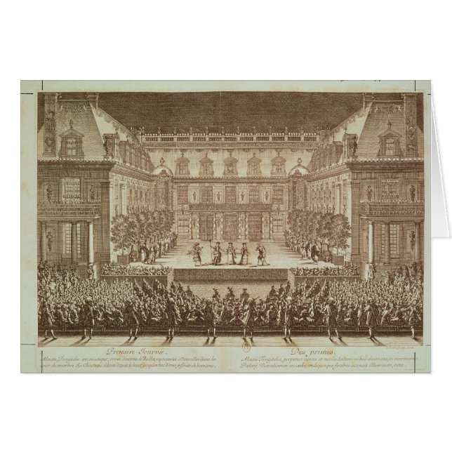 Uitvoering van de opera "Alceste" (Voorkant Horizontaal)