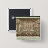 Uitvoering van de opera "Alceste" Vierkante Button 5,1 Cm (Voorkant /achterkant)