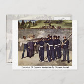 Uitvoering van keizer Maximilian door Edouard Mane Briefkaart (Voorkant / Achterkant)