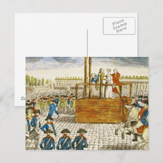 Uitvoering van Marie-Antoinette Briefkaart (Voorkant / Achterkant)