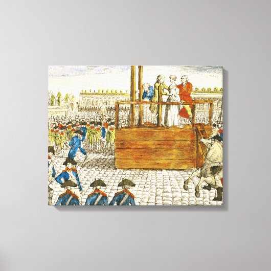 Uitvoering van Marie-Antoinette Canvas Afdruk (Voorkant)