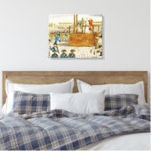 Uitvoering van Marie-Antoinette Canvas Afdruk (Insitu (Slaapkamer))