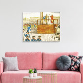 Uitvoering van Marie-Antoinette Canvas Afdruk (Insitu (Woonkamer))