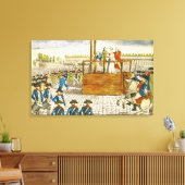 Uitvoering van Marie-Antoinette Canvas Afdruk (Insitu (Woonkamer))