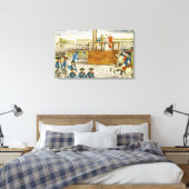 Uitvoering van Marie-Antoinette Canvas Afdruk (Insitu (Slaapkamer))