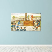 Uitvoering van Marie-Antoinette Canvas Afdruk (Insitu (Houten vloer))