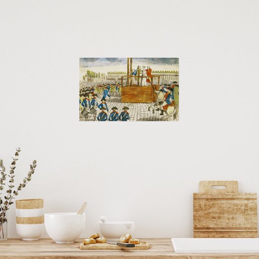 Uitvoering van Marie-Antoinette Poster (Keuken)