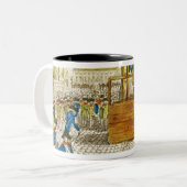 Uitvoering van Marie-Antoinette Tweekleurige Koffiemok (Voorkant links)