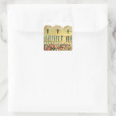 Uitvoering van Maximilian I Vierkante Sticker (Tas)