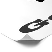 Uitvoerloos Talent wordt verspild Poster (Hoek)