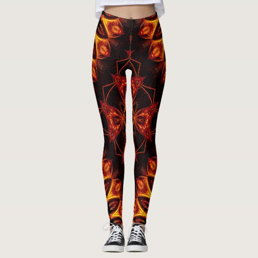 Uitwaaierende Kruis Leggings (Voorkant)