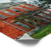 Uitweg naar het kleine plein poster (Hoek)